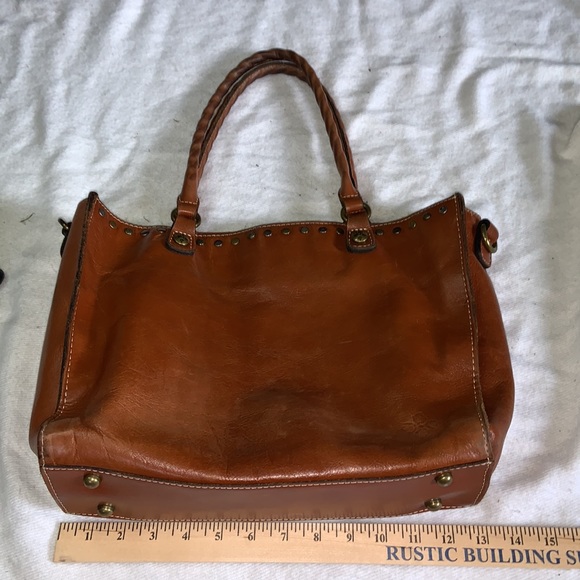 Patricia Nash zipper tote distressed leather - Picture 6 of 10